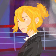 Higuchi under Chandelier